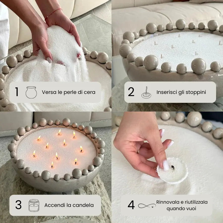 LunaCandle® - Perle di cera
