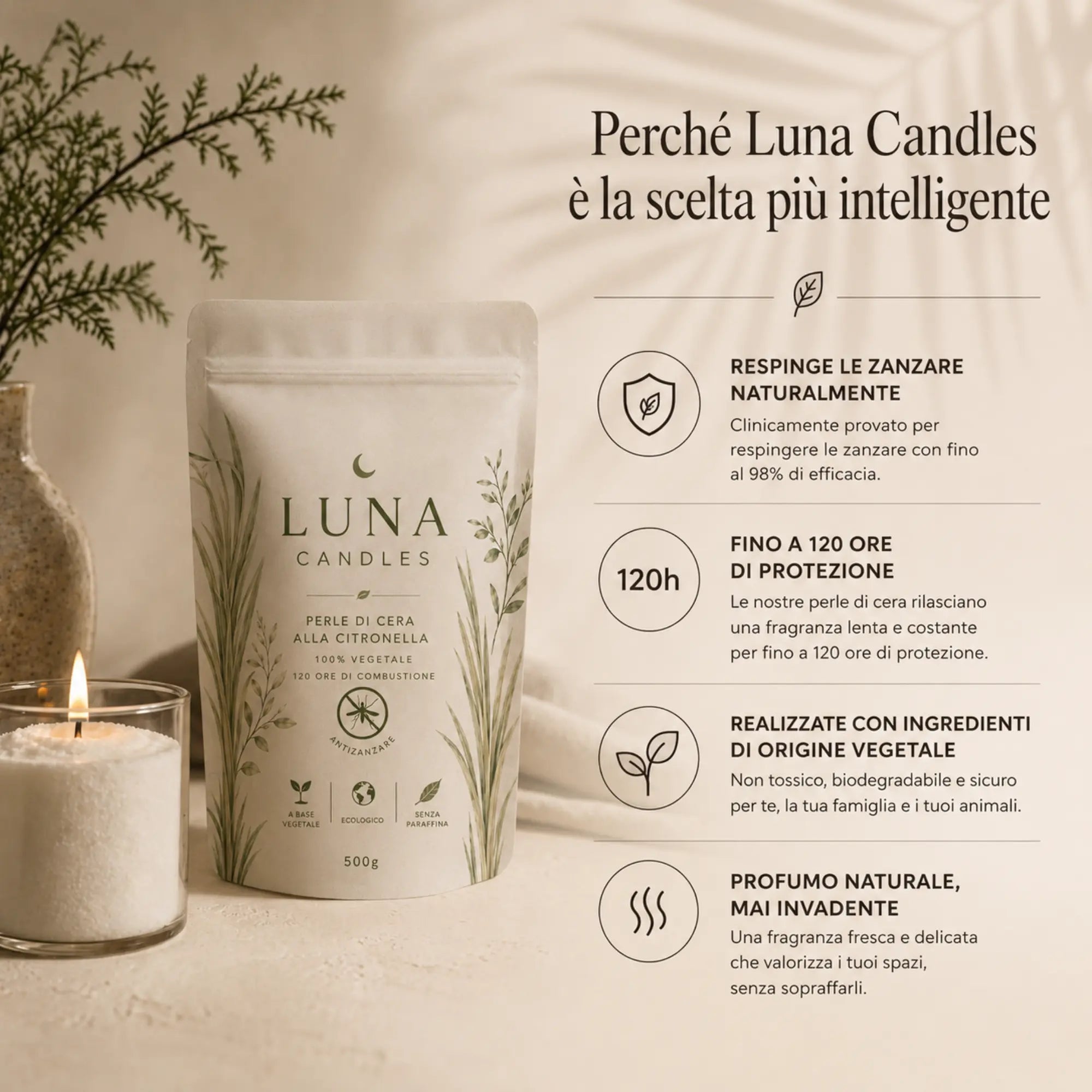 LunaCandle® - Citronella