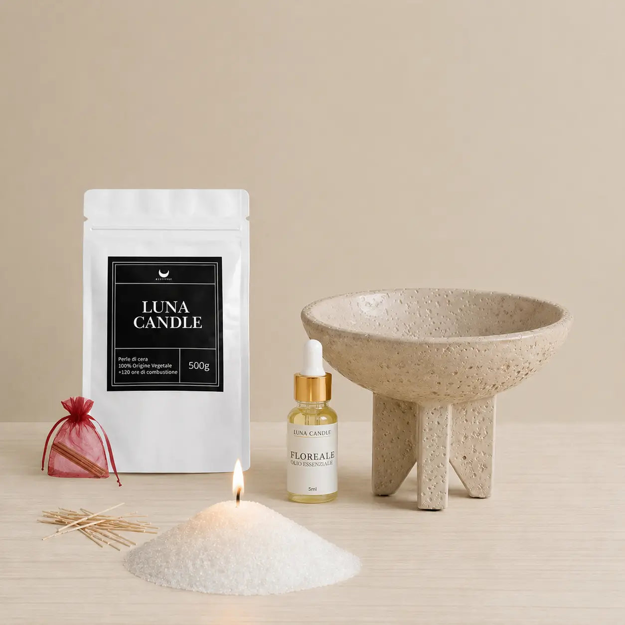 Orione Bundle | Vaso & Perle di cera