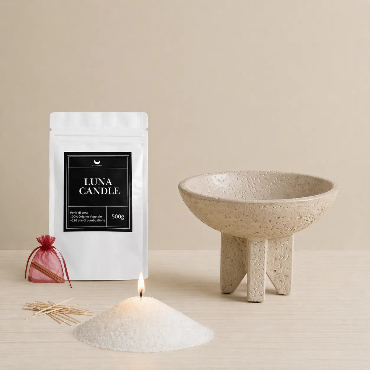 Orione Bundle | Vaso & Perle di cera