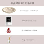 Venere Bundle | Vaso & Perle di cera