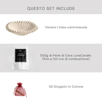 Venere Bundle | Vaso & Perle di cera
