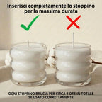 30 stoppini in cotone