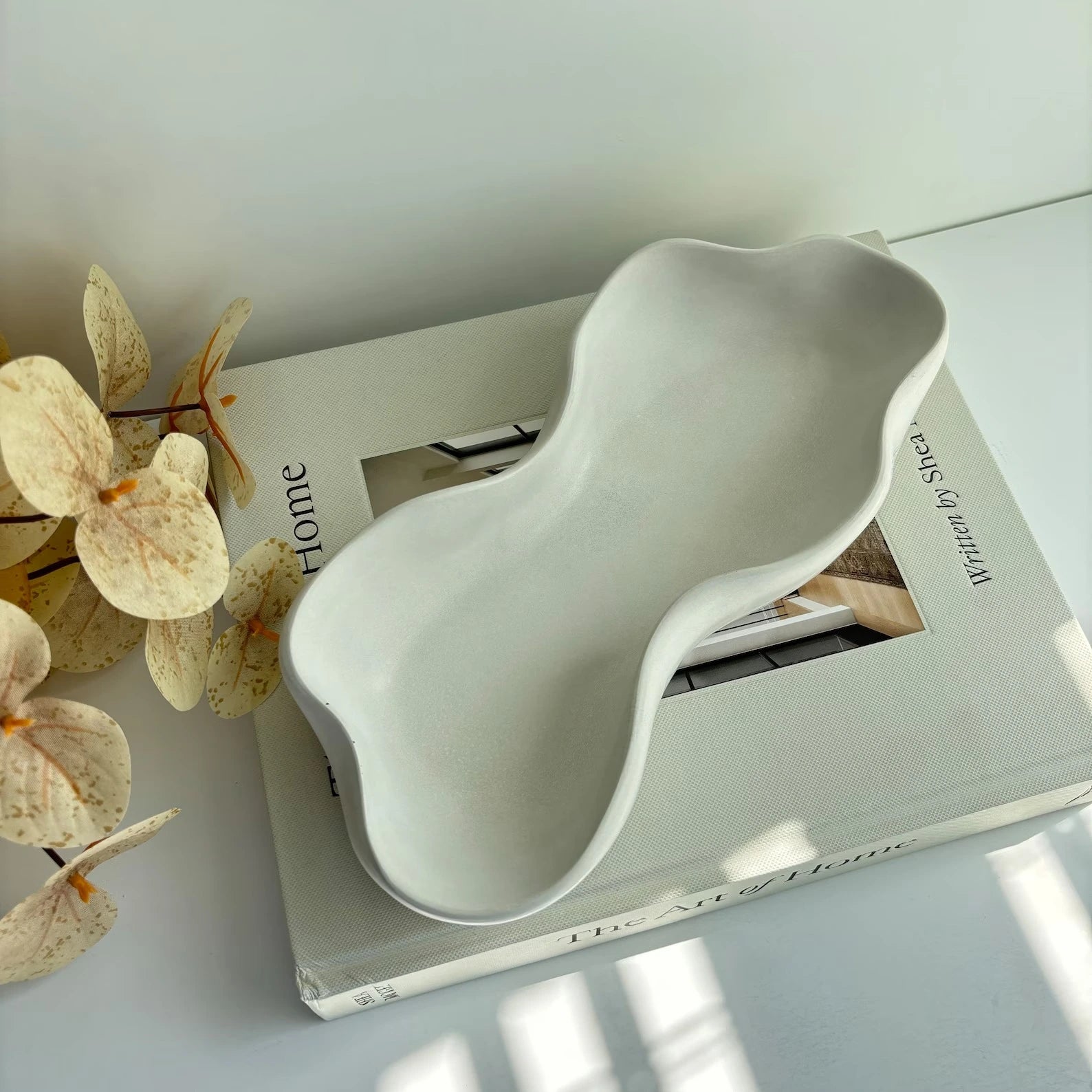 Eclissi | Vassoio Centrotavola Ondulato