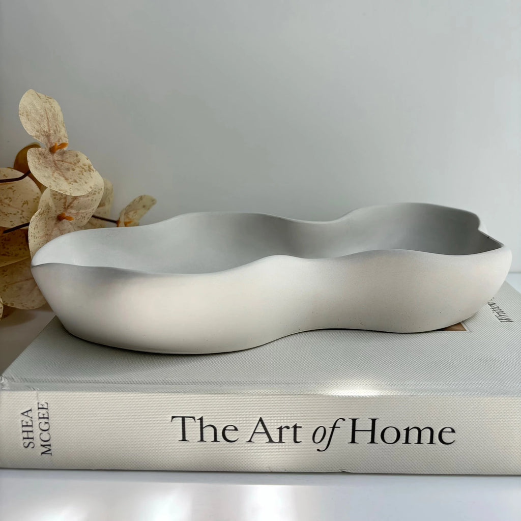 Eclissi | Vassoio Centrotavola Ondulato