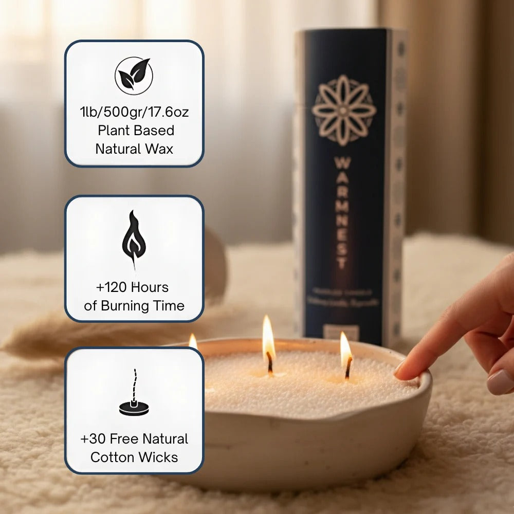 LunaCandle® - Sabbia di cera per candele